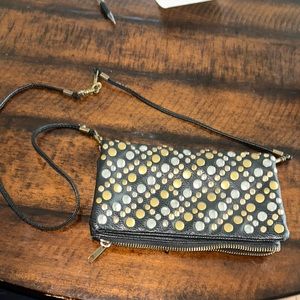 Deena & Ozzy Embossed Bag/Wristlet/Clutch